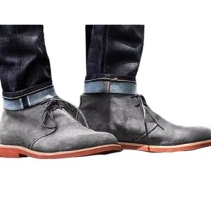 Ted Baker London Mens Linnus Ankle High Tip Suede Chukka Boots shoes sz 11.5